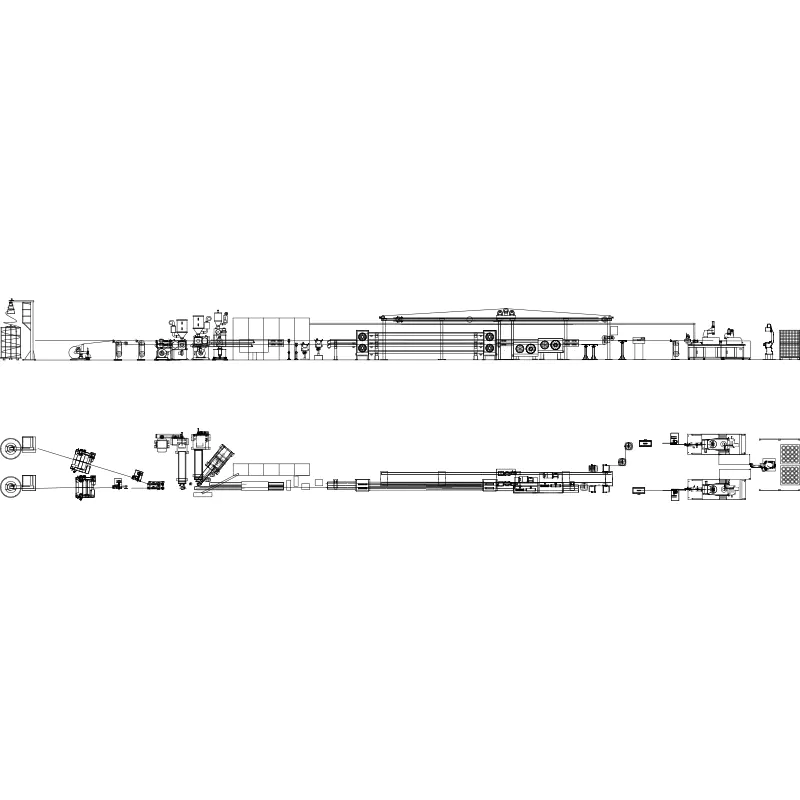 Wire and Cable Extrusion Line for Insulated and Sheathed Cable